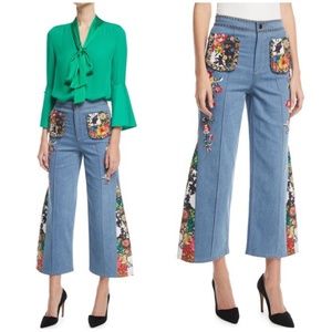 Alice + Olivia Bohemian Ankle Pant Jeans